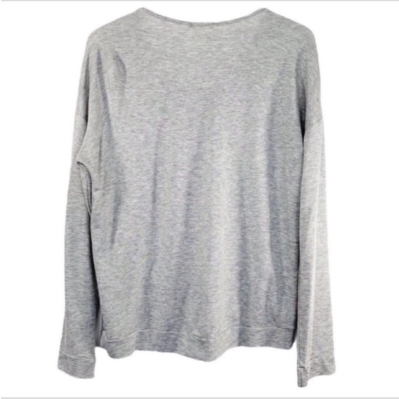 12 PM BY MON AMI lace up long sleeve top M - Picture 4 of 6